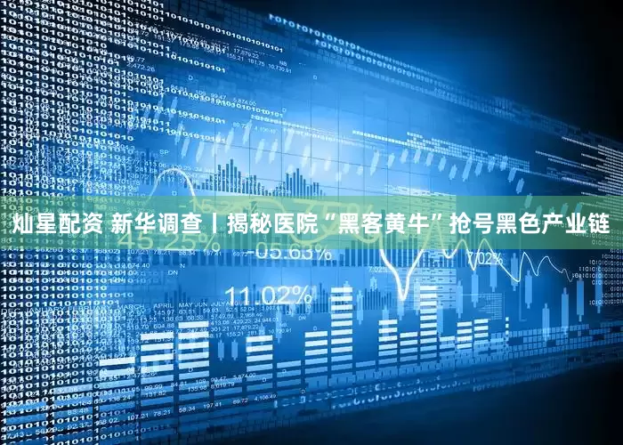 灿星配资 新华调查丨揭秘医院“黑客黄牛”抢号黑色产业链